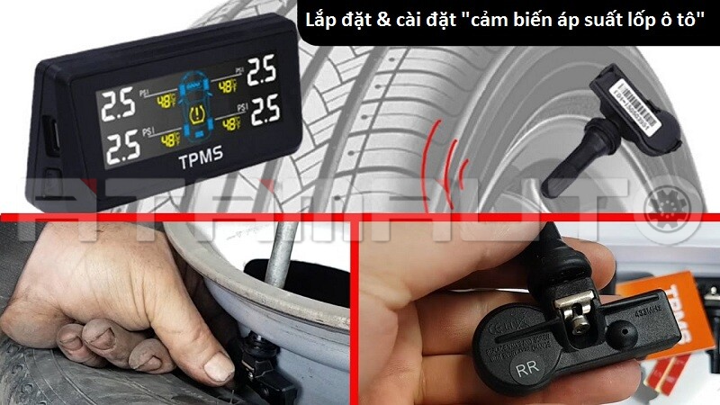 Quy Trình Lắp Đặt Cảm Biến Áp Suất Lốp Tại Atam Auto